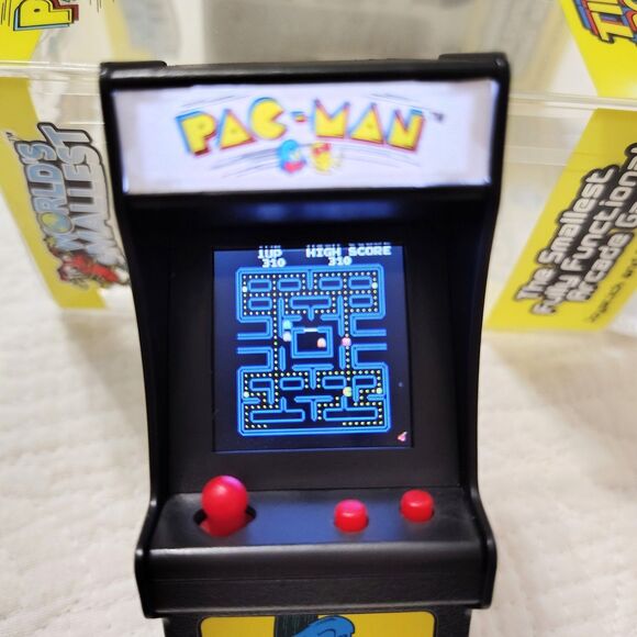 6 X Namco World's Smallest Tiny Arcade Galaxian Ms Pac-Man Space Invaders Galaga - Picture 13 of 13